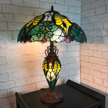 Savoir Double Tiffany LED Tablelamp