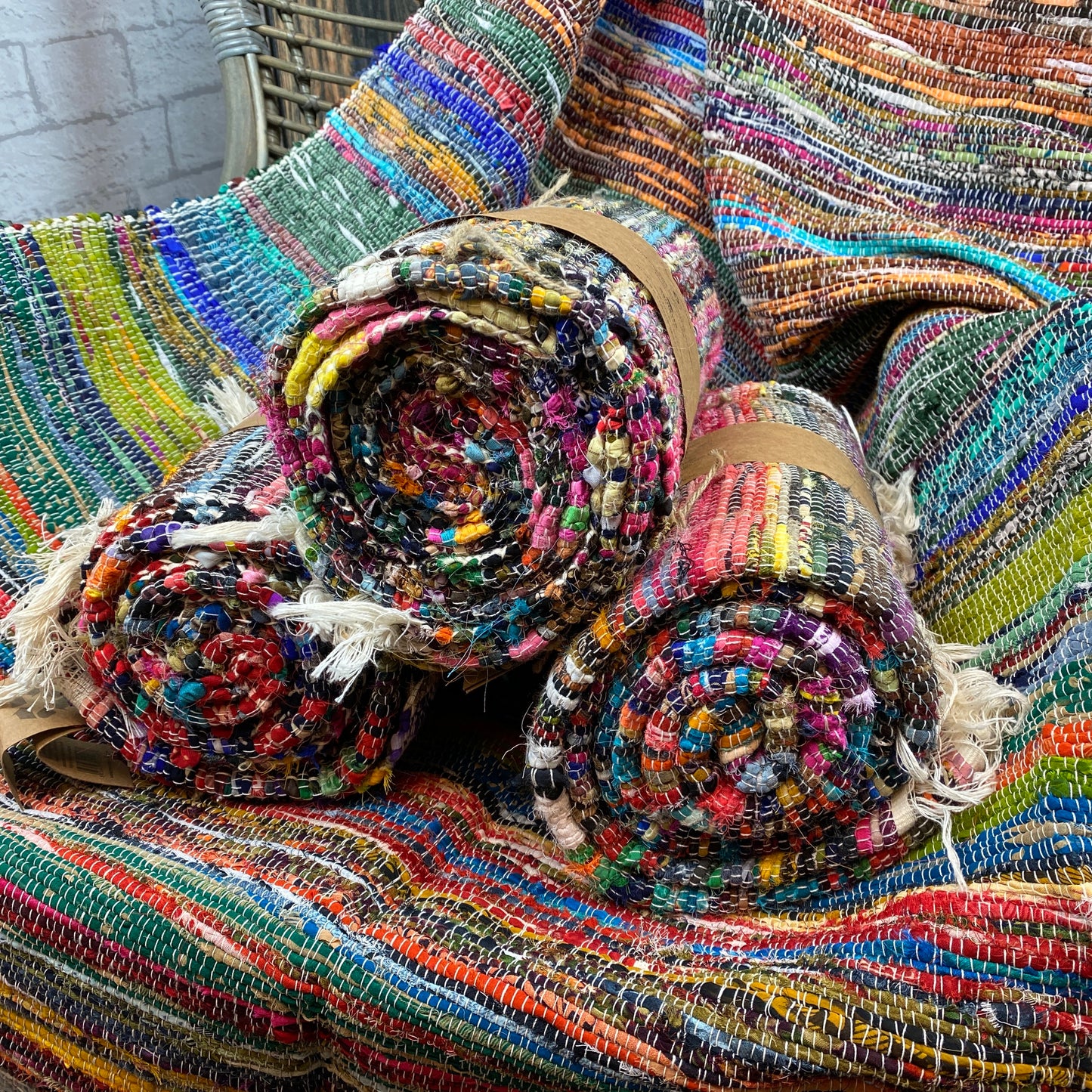 Soft Recycled Sari Throw