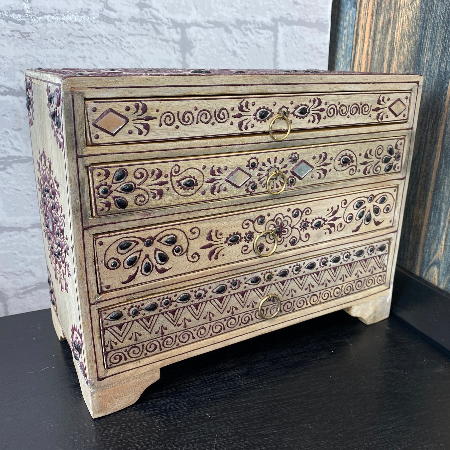 Hindi Mango 4 Drawer Cabinet