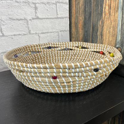 Khan Seagrass Shallow Basket