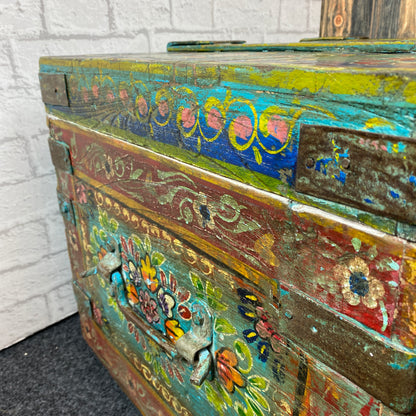 Doni Handpainted Wooden Chest
