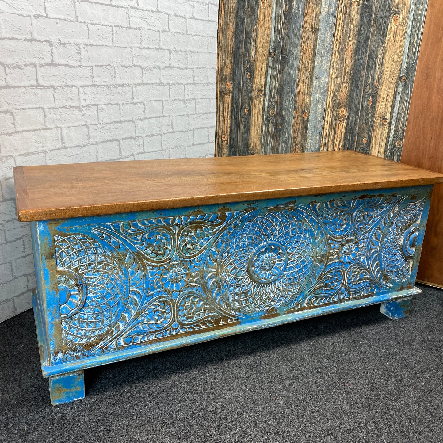 Koli Handpainted Wooden Chest