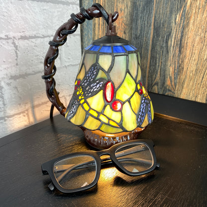 Hanging Dragonfly Tiffany LED Tablelamp