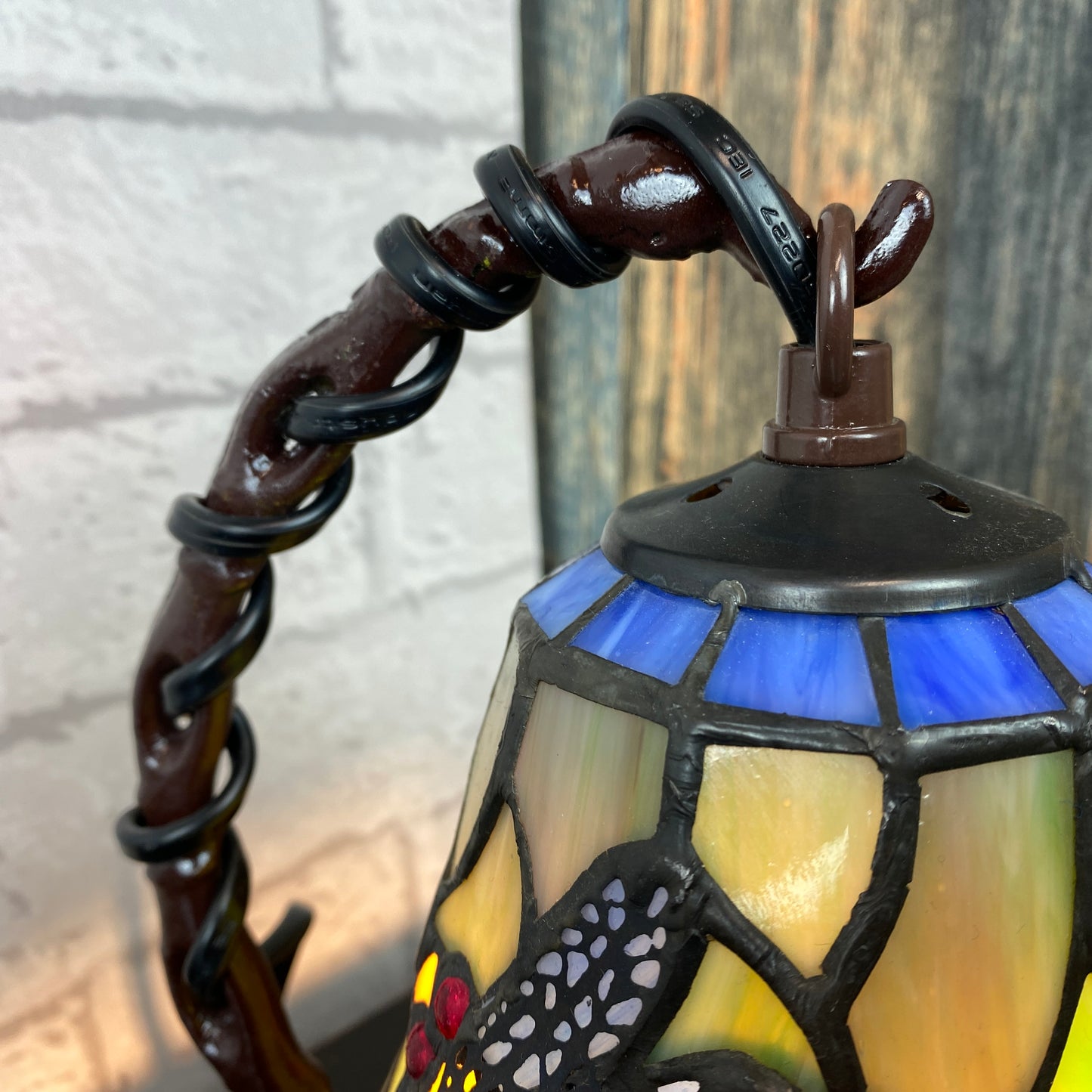 Hanging Dragonfly Tiffany LED Tablelamp