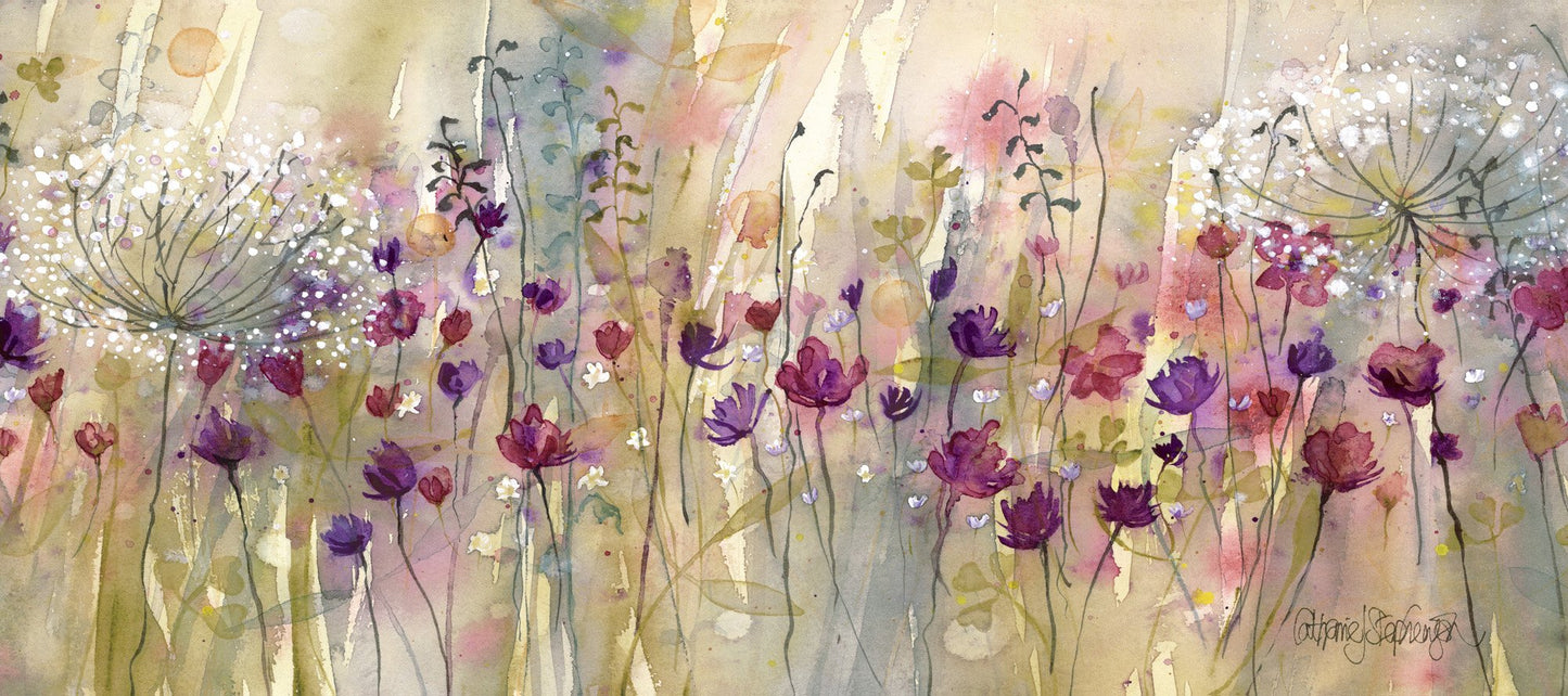 Catherine Stephenson Spring Floral Pod Canvas